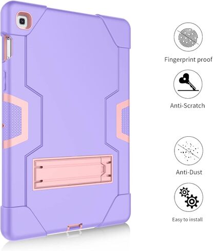 حافظة Galaxy Tab S5e 10.5 2019 SM-T720/T725 GUAGUA مسند شديد التحمل 3 في 1 عالي التأثير لكامل الجسم وممتص للصدمات ومضاد للخدش لهاتف Samsung Galaxy Tab S5e 2019 أسود/أزرق in Kuwait