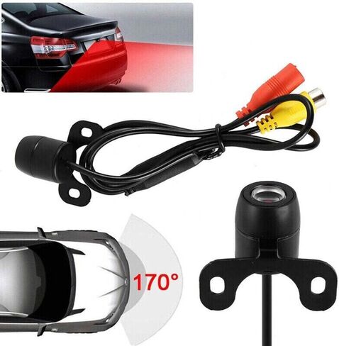 170° Wide Angle HD Rear View Reversing Camera, Waterproof Reverse Car Camera Backup HD IR Night Vision Led Rear View Parking in Saudi Arabia