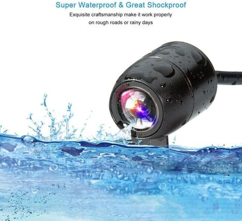 170° Wide Angle HD Rear View Reversing Camera, Waterproof Reverse Car Camera Backup HD IR Night Vision Led Rear View Parking in Saudi Arabia