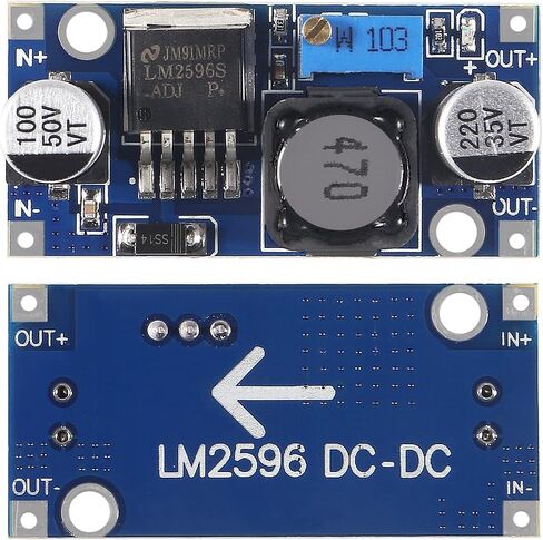 DIANN 10pcs LM2596 DC Buck Converter DC-DC 3.0-40V to 1.5-35V Step Down Power Supply Buck Converter Voltage Regulator DIY Module in Saudi Arabia