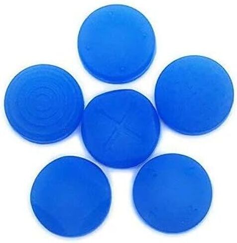 مجموعة واحدة من أغطية عصا التحكم بقبضة إصبع الإبهام من السيليكون التناظرية لأعواد الإبهام PSV 1000 2000 PS بلون أزرق فيتا in Kuwait