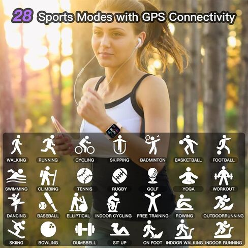 Bctemno Smart Watch Smart Watches for Women(Answer/Make Call), Watch for Men1.7 Smartwatch Fitness Tracker for Android and iOS Phones with Heart Rate Sleep Tracking, 28 Sport Modes, Blood Oxygen in Kuwait