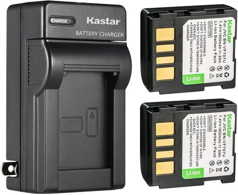 Kastar 1-Pack BN-VF707U Battery and AC Wall Charger Replacement for JVC BN-VF707U BN-VF707UE BN-VF707US BN-VF714U BN-VF714UE BN-VF714US BN-VF733U BN-VF733UE BN-VF733US Battery, AA-VF7 AA-VF7U Charger in Saudi Arabia