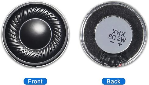 ACEIRMC 10 قطعة 2 وات 8 أوم مكبر صوت صغير بمغناطيس داخلي دائري مشغل MP3 MP4 (2 وات 8 أوم) in Saudi Arabia