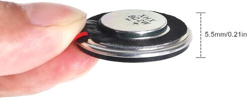 ACEIRMC 10 قطعة 2 وات 8 أوم مكبر صوت صغير بمغناطيس داخلي دائري مشغل MP3 MP4 (2 وات 8 أوم) in Saudi Arabia