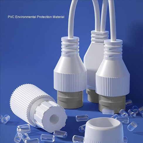 Waterproof PoE Combiner Splitter Adapter Ethernet Splitter 1 to 2 Adapter Simultaneous Online Separator ABS-Material Poe Combiner Splitter Adapter Ethernet Splitter 1 to 2 Adapter Simultaneous Online in Kuwait