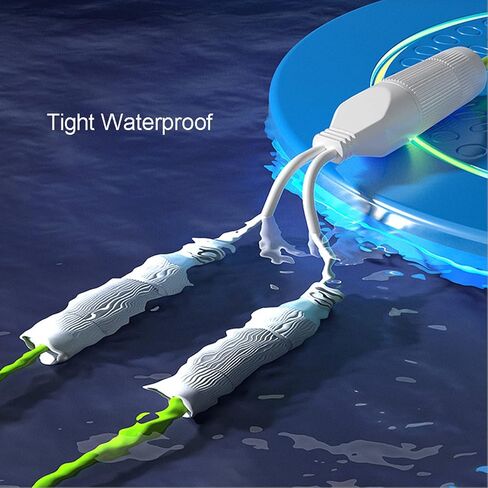 Waterproof PoE Combiner Splitter Adapter Ethernet Splitter 1 to 2 Adapter Simultaneous Online Separator ABS-Material Poe Combiner Splitter Adapter Ethernet Splitter 1 to 2 Adapter Simultaneous Online in Kuwait