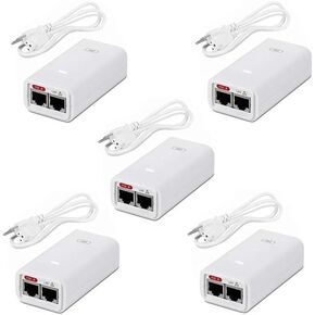 Ubiquiti POE POE-24-12W-5P - 24V DC 0.5A 12W - Power Over Ethernet Replacement PoE Adapter (5-pack) in Saudi Arabia