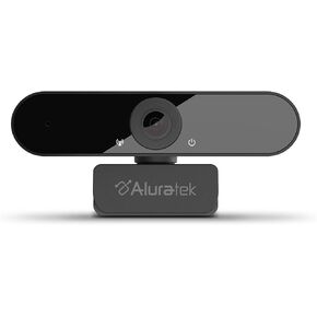 Aluratek HD 1080P Webcam, USB-C/USB-A, w/Built-in Speakers & Mic,Black,AWCS06F in Saudi Arabia