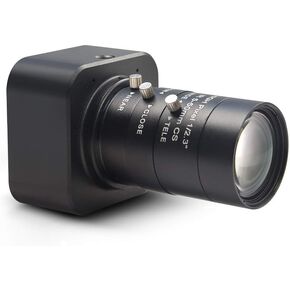كاميرا ويب MOKOSE HD USB 3840 x 2160 كاميرا صناعية رقمية مع عدسة تكبير تليفوتوغرافي CS-Mount 5-50 مم، محرك حر UVC. in Kuwait