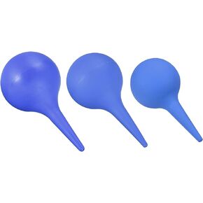 M METERXITY 3 Pack Dust Ball Air Blower - Equipment Cleaning Rubber Remove Dust & Transfer Liquid, Apply to Computer/Camera Lens/Plants (30mL/ 60mL/ 75mL, Blue) in Saudi Arabia