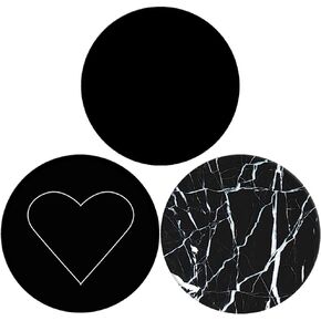 [ عبوة من 3 قطع] مقبض قابل للطي وحامل للهواتف والأجهزة اللوحية - دوامة وقوس قزح مع الاستماع إلى موسيقى يونيكورن الأبيض in Kuwait