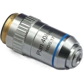 Microscope Accessories Kit for Adult 4X 10X 20X 40X 60X 100X RMS Thread 160/0.17 Biological Microscope Plan Objective Lens Accessory (Color : Type B 40X) in Kuwait