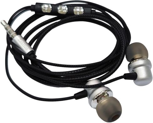 سماعات أذن سلكية من ZEEHOO داخل الأذن مع ميكروفون عن بعد ومقبس صوت 3.5 ملم - أسود in Kuwait