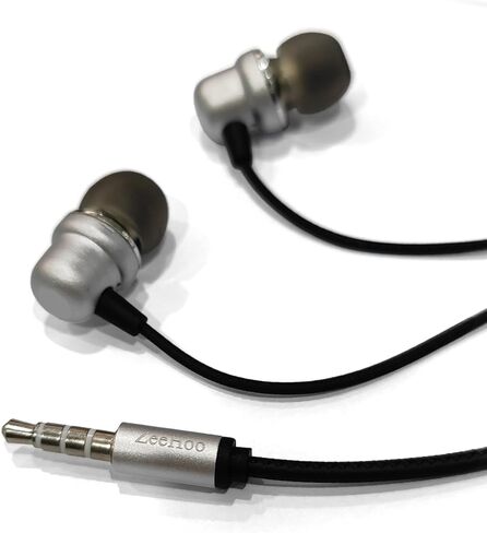 سماعات أذن سلكية من ZEEHOO داخل الأذن مع ميكروفون عن بعد ومقبس صوت 3.5 ملم - أسود in Kuwait