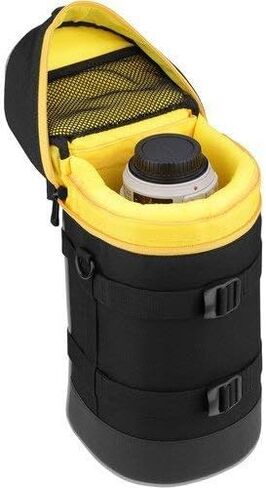 حافظة عدسات متينة مقاس 6.0 × 3.5 (أسود) in Kuwait