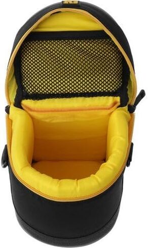 حافظة عدسات متينة مقاس 6.0 × 3.5 (أسود) in Kuwait