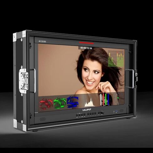 LILLIPUT Q24-VBP with Carry-on case 10bit 23.6 inch 12G-SDI Professional Broadcast Production Studio Monitor 12G SDI and 12G-SFP Fiber Optic Input with V Mount in Saudi Arabia
