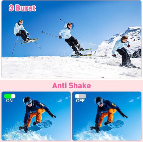 𝟒𝐊 Digital Camera for Photography, 𝟒𝟖𝐌𝐏 Point & Shoot Camera with 2.88'' LCD Screen, 16X Zoom 𝐌𝐚𝐜𝐫𝐨 𝐅𝐨𝐜𝐮𝐬 Compact Vlogging Camera Anti Shake for Travel, Mini Camera for Teens Beginner in Saudi Arabia