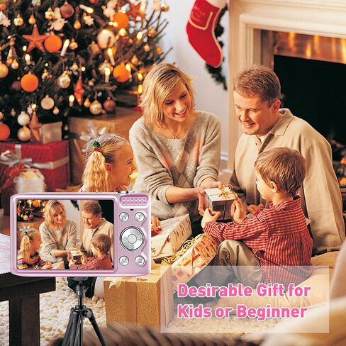 𝟒𝐊 Digital Camera for Photography, 𝟒𝟖𝐌𝐏 Point & Shoot Camera with 2.88'' LCD Screen, 16X Zoom 𝐌𝐚𝐜𝐫𝐨 𝐅𝐨𝐜𝐮𝐬 Compact Vlogging Camera Anti Shake for Travel, Mini Camera for Teens Beginner in Saudi Arabia