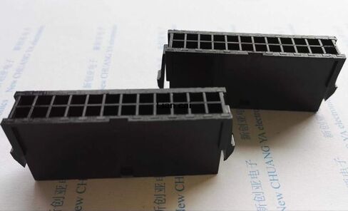 Davitu Electrical Equipments Supplies - 5559 4.2mm Black 24P 24PIN Female for PC Computer ATX Motherboard Power Connector Plastic Shell Housing in Kuwait