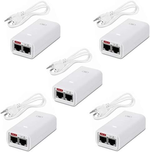 حاقن POE-24-12W-5P ISP PoE 24 فولت 12 واط 0.5 امبير حزمة جيجا 5UD من يوبيكويتي in Saudi Arabia