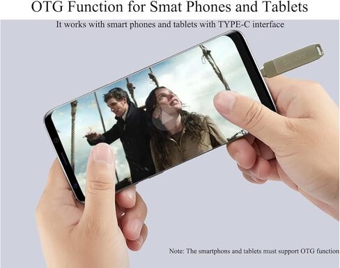 BaisDer 256GB Type C USB Flash Drive USB 3.0 ثنائي الغرض عصا الذاكرة مع سلسلة المفاتيح، مادة معدنية متينة ممتازة على شكل حرف U للكمبيوتر المحمول، والهاتف الذكي، وأجهزة الكمبيوتر المكتبية in Kuwait