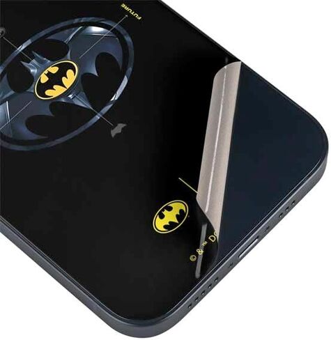 ملصق هاتف Skinit متوافق مع iPhone 13 - فيلم Warner Bros The Flash المرخص رسميًا: تصميم شعارات Batman Multiverse in Saudi Arabia