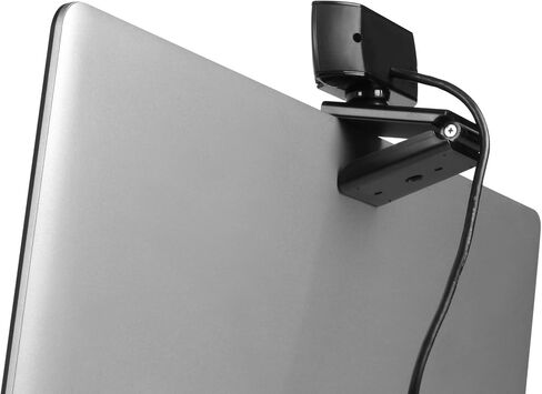 كاميرا ويب Aluratek HD 1080P، USB-C/USB-A، مع مكبرات صوت مدمجة وميكروفون، أسود، AWCS06F in Kuwait