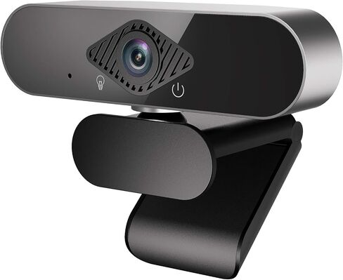 Webcam With Microphone for Desktop,1080p Webcam Built-in Mic, Streaming Computer USB Web Camera for Video Conferencing, Teaching, Streaming, and Gaming in Saudi Arabia