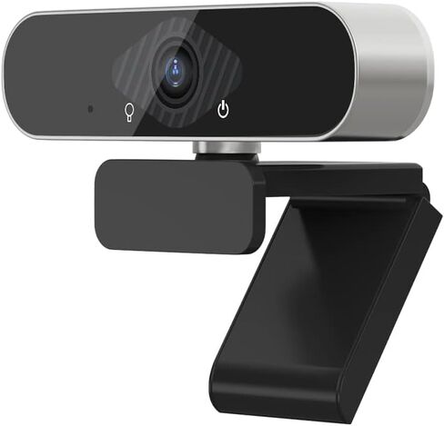 كاميرا ويب XIAOVV 2MP Live Camera مع ميكروفون، كاميرا ويب 1080P HD لسطح المكتب/الكمبيوتر المحمول، كاميرا ويب USB للكمبيوتر المتدفق لمؤتمرات الفيديو والتدريس والبث. in Kuwait