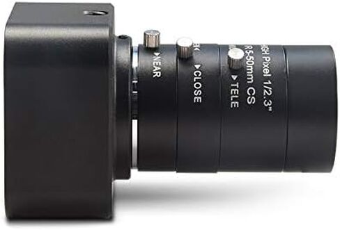 كاميرا ويب MOKOSE HD USB 3840 x 2160 كاميرا صناعية رقمية مع عدسة تكبير تليفوتوغرافي CS-Mount 5-50 مم، محرك حر UVC. in Saudi Arabia