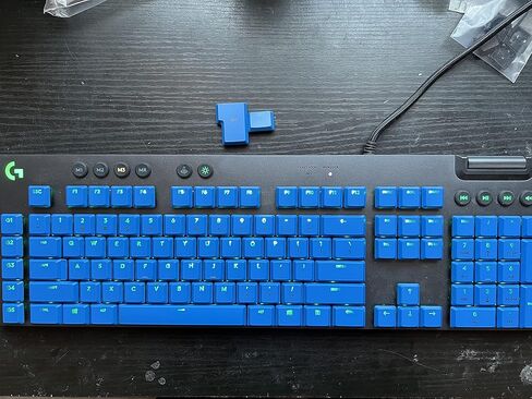 لأغطية مفاتيح لوحة المفاتيح Logitech G915TKL G915 G815، 111 مفتاحًا كاملاً. أغطية مفاتيح بديلة يمكنك صنعها بنفسك أغطية مفاتيح ملونة (أبيض) in Kuwait