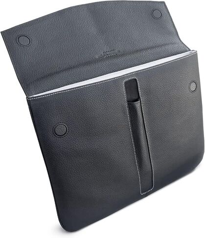 Premium Leather Magic Keyboard Sleeve by Michael Santoro Design - Black in Saudi Arabia