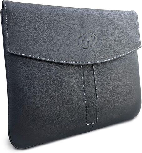 Premium Leather Magic Keyboard Sleeve by Michael Santoro Design - Black in Saudi Arabia