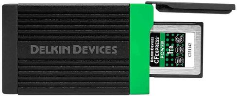 Delkin Devices USB 3.1 Gen 2 CFexpress قارئ بطاقة الذاكرة، سرعة نقل 10 جيجابايت/ثانية in Kuwait