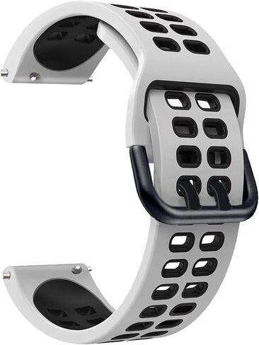 LWATANI 22 مللي متر سيليكون الفرقة حزام صالح ل IMILAB W12 / KW66 Smartwatch الرياضة سيليكون الفرقة معصمه استبدال حزام الساعات اكسسوارات الرجال الأشرطة in Saudi Arabia