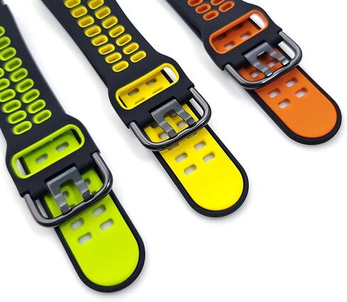 LWATANI 22 مللي متر سيليكون الفرقة حزام صالح ل IMILAB W12 / KW66 Smartwatch الرياضة سيليكون الفرقة معصمه استبدال حزام الساعات اكسسوارات الرجال الأشرطة in Saudi Arabia