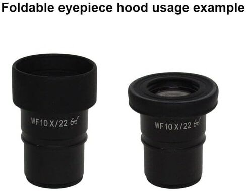 Microscope Accessories Kit for Adult Pair of Foldable Rubber Eye Cups Inner Diameter 36mm Guards Eyecup for Stereo Microscope Eyepiece Accessory in Kuwait