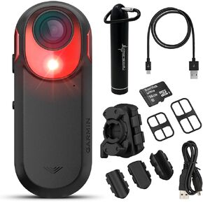 Garmin Varia Cycling Rearview Radar with Visual and Audible Alerts for Vehicles and Wearable4U Bundle in Saudi Arabia