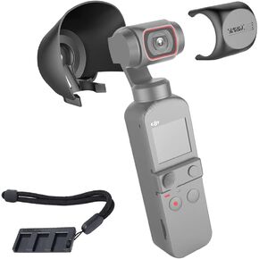 غطاء العدسة لـ DJI OSMO Pocket 2 + غطاء العدسة + ملحقات كاميرا الحبل اليدوي عدسة كومبو واقي من الشمس يمنع الوهج in Kuwait