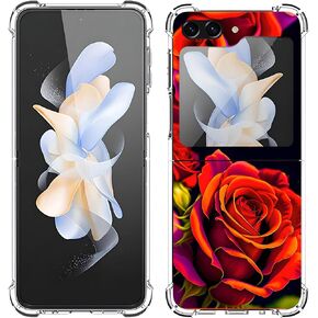 حافظة Beaucov Galaxy Z Flip 5، حافظة ملونة ماندالا زهرية Dream Catcher للحماية من السقوط، حافظة مقاومة للصدمات، غطاء حماية كامل للجسم من مادة TPU لهاتف Samsung Galaxy Z Flip 5 in Kuwait