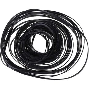 yuanhaourty 50PCS Universal Mix Cassette Tape Machine Rubber Belts Assorted Common Flat Belt for Recorders DVD Drive in Saudi Arabia