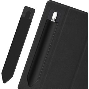 2 Pack Pencil Holder for Apple Pencil 1st 2nd Generation, YUOROS Adhesive Pencil Sleeve for iPad iPad 9th/8th Gen, Tablet Stylus Surface Pen (Black, Black)