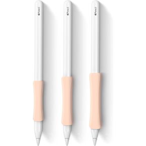 حامل بمقبض من السيليكون بـ 3 أحجام متوافق مع Apple Pencil الجيل الثاني، ملحقات غطاء حماية، يدعم الشحن المغناطيسي، لجهاز iPad Pro 9.7 بوصة/10.5 بوصة/11 بوصة /12.9 بوصة، أخضر (S، M، L)
