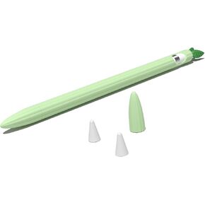 Classic Pencil Case Compatible with Apple Pencil 1st Generation, Perfect Grip, Protective Skin Cover, Silicone Sleeve(Green)