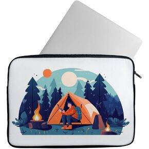 حافظة Camper Mac Book Pro مقاس 14 بوصة - حافظة كمبيوتر محمول طبيعية - حافظة كتب فنية لجهاز Mac in Kuwait