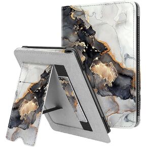 Fintie Stand Case for 6" Kindle Paperwhite 10th Gen 2018, Vintage Brown | Foldable Kickstand PU Leather Cover, Card Slot &Hand Strap, Auto Sleep/Wake,Also fit All Paperwhite Generations Prior to 2018 in Saudi Arabia