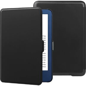 Case for 6" All-New Kindle 11th Generation 2022 Release Only, Folio Ultra Slim PU Leather Cover with Auto Sleep and Wake, Protective Case for Kindle 2022-Apricot Flowers