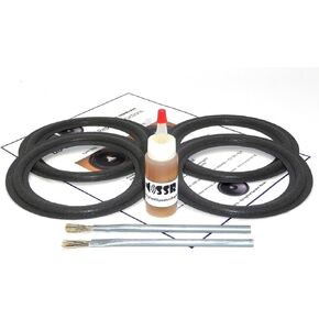 Springfield Speaker Foam Surround Edge Repair Kit - 4 Speaker Kit - for Infinity 6.5" Speakers - Compatible with Infinity 902-0624, 902-0932, 902-2715, 902-4158, 902-4179, 902-4333, Many More